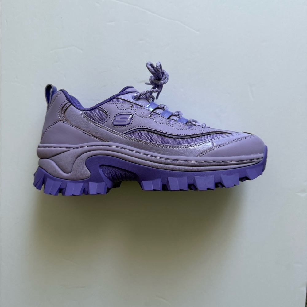 Lavender Skechers Sneakers - Picture 3 of 5